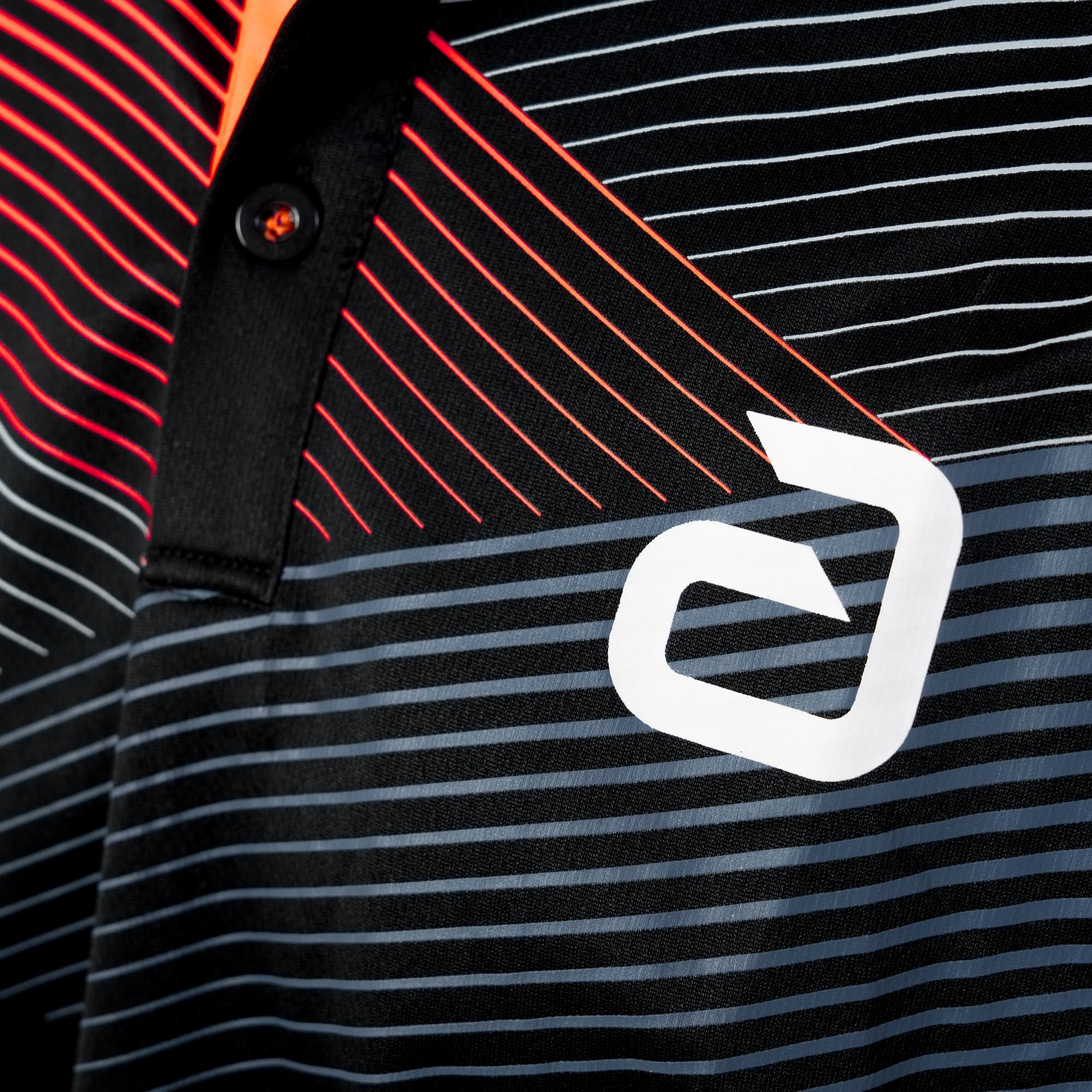 Andro Shirt Avos black/neon red - Image 3