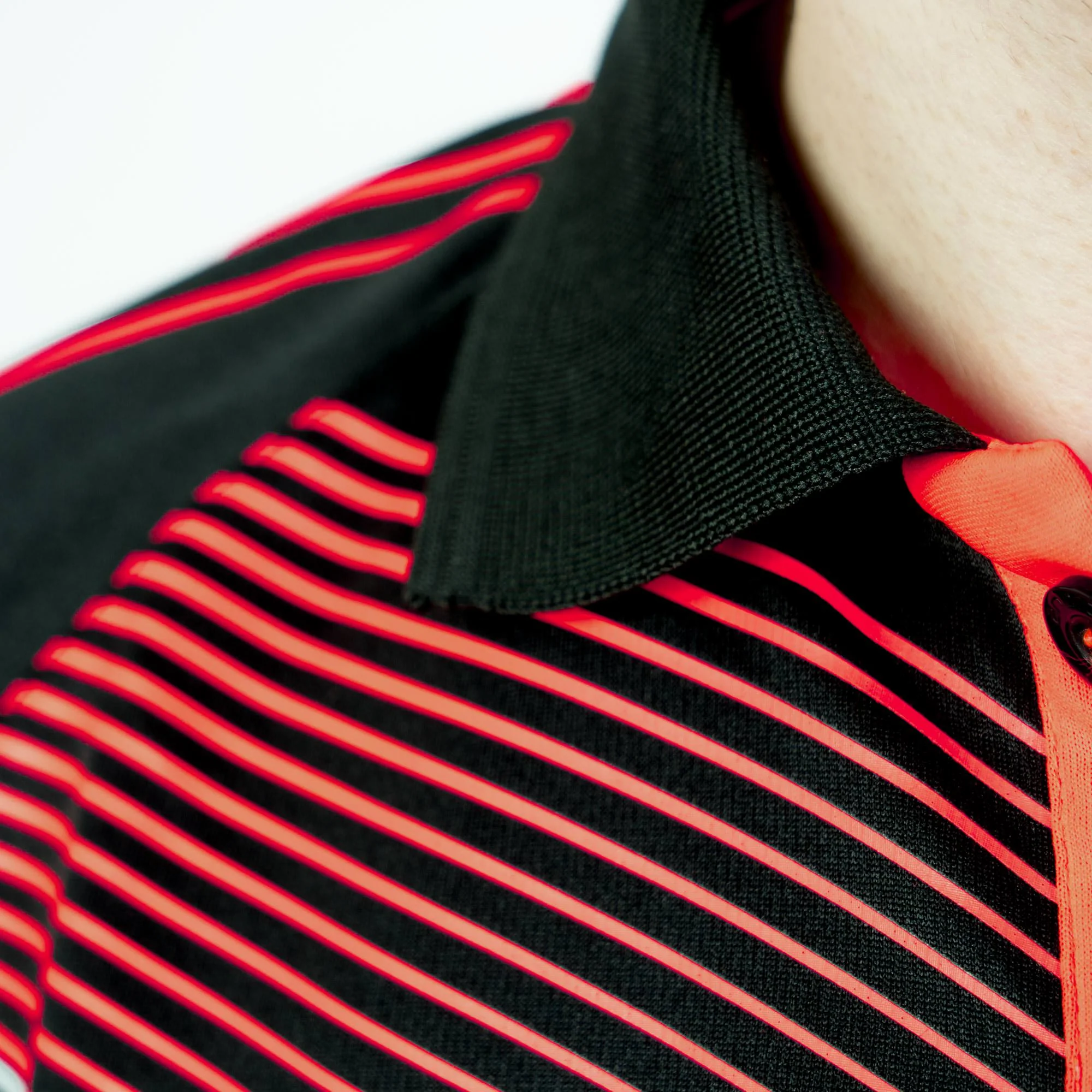 Andro Shirt Avos black/neon red - Image 4