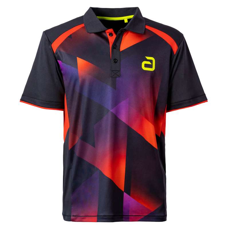 Andro Shirt Lanton black/red