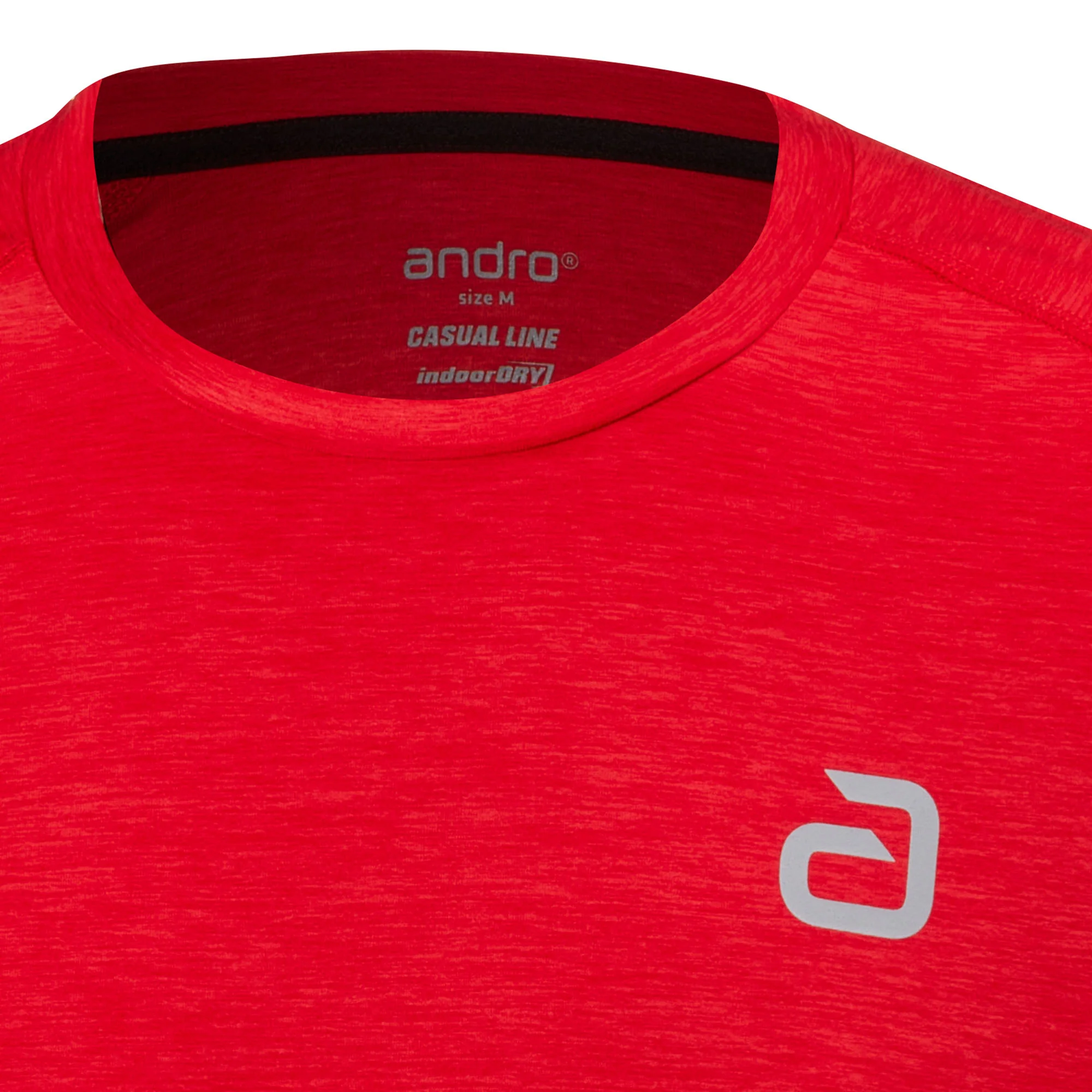 Andro Shirt Melange Alpha chili red - Image 3