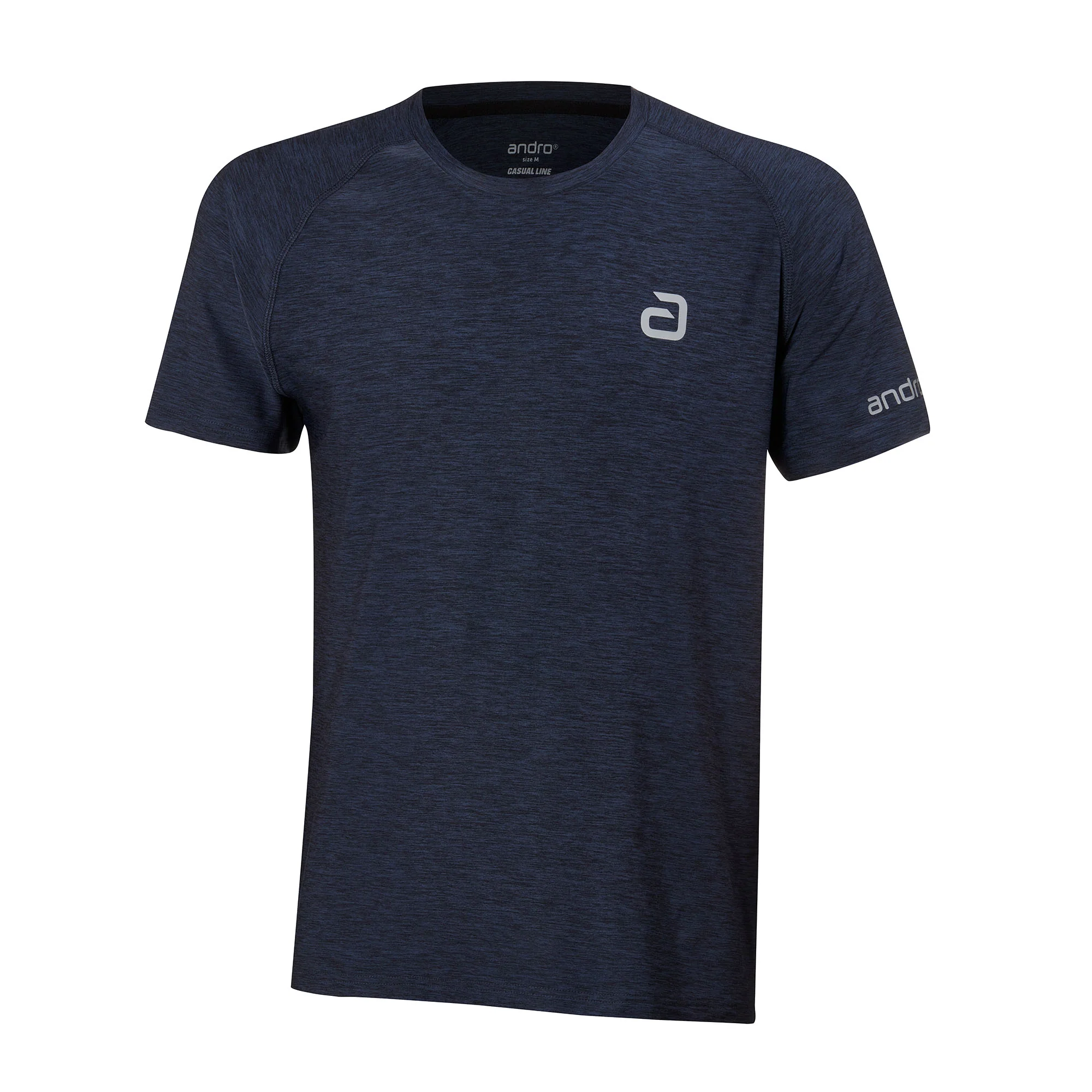 Andro Shirt Melange Alpha dark blue