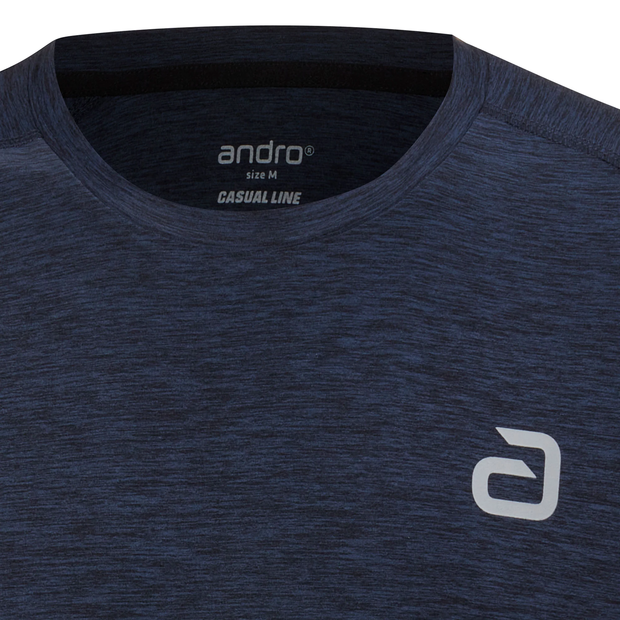Andro Shirt Melange Alpha dark blue - Image 3