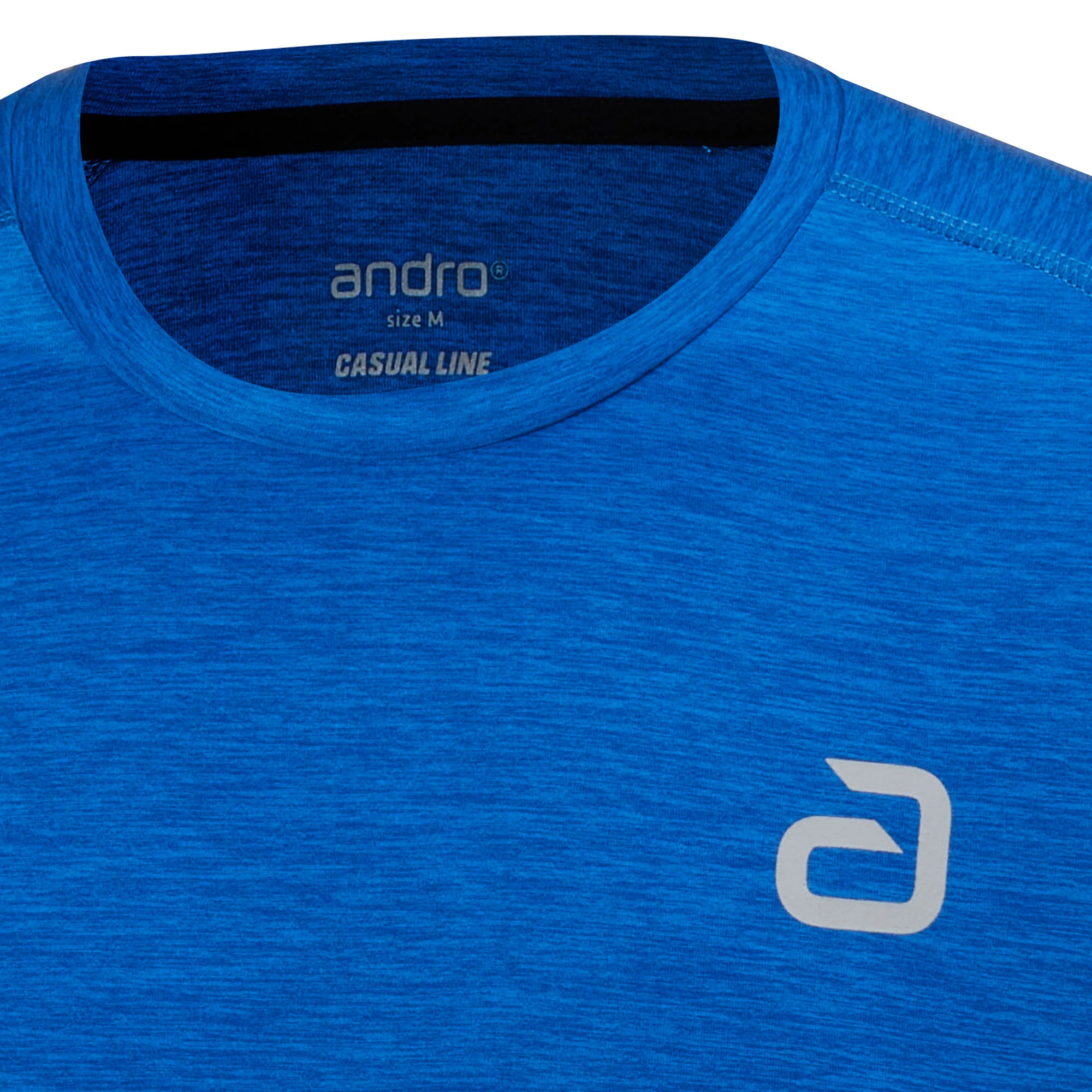 Andro Shirt Melange Alpha ocean blue - Image 3