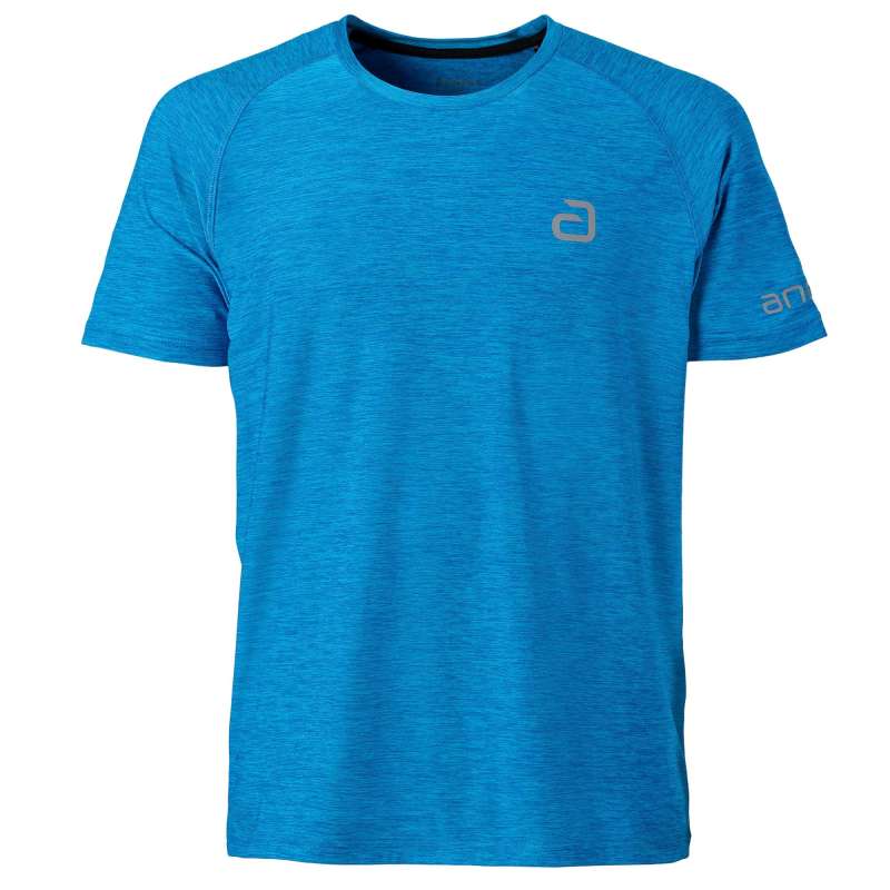 Andro Shirt Melange Alpha lagoon blue