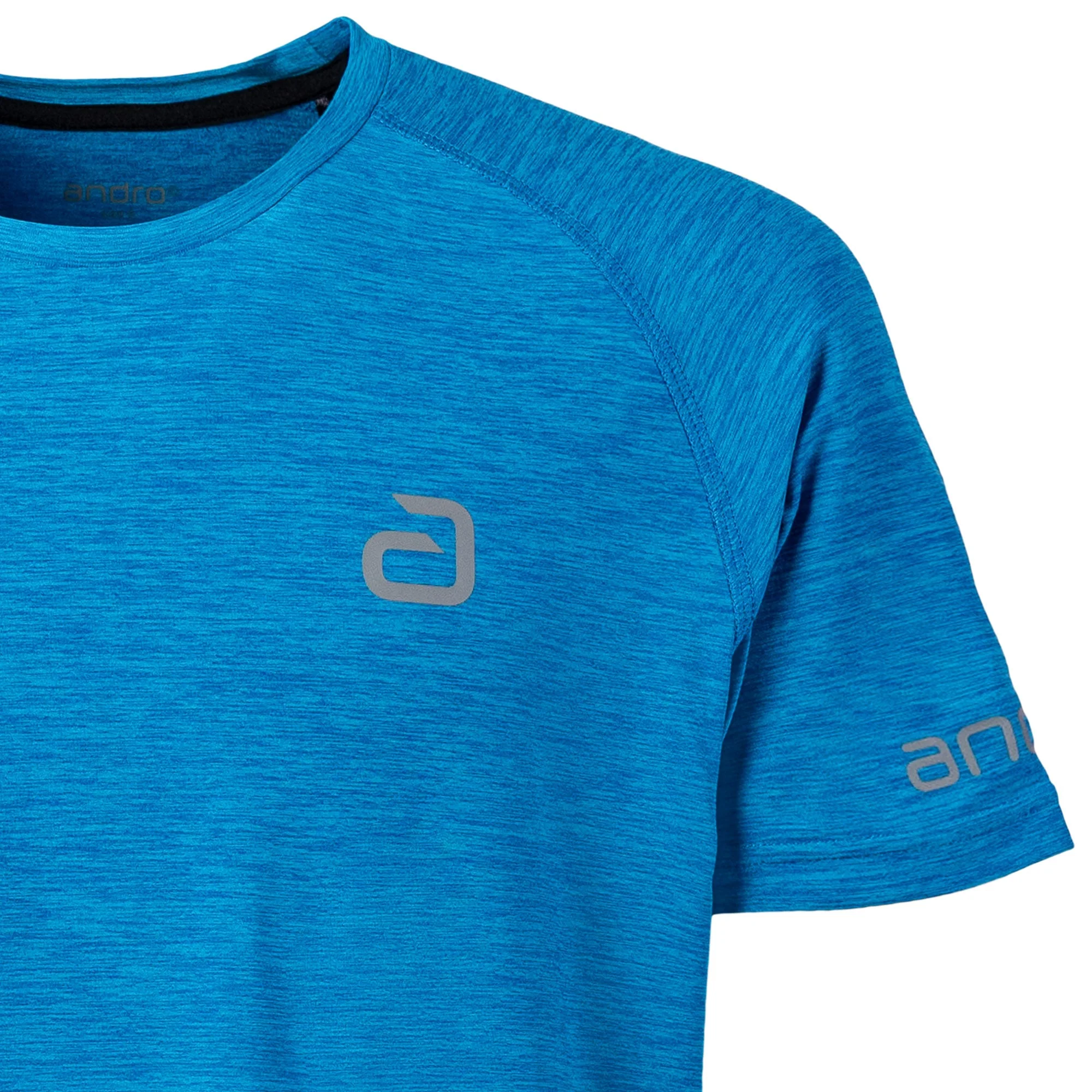 Andro Shirt Melange Alpha lagoon blue - Image 3