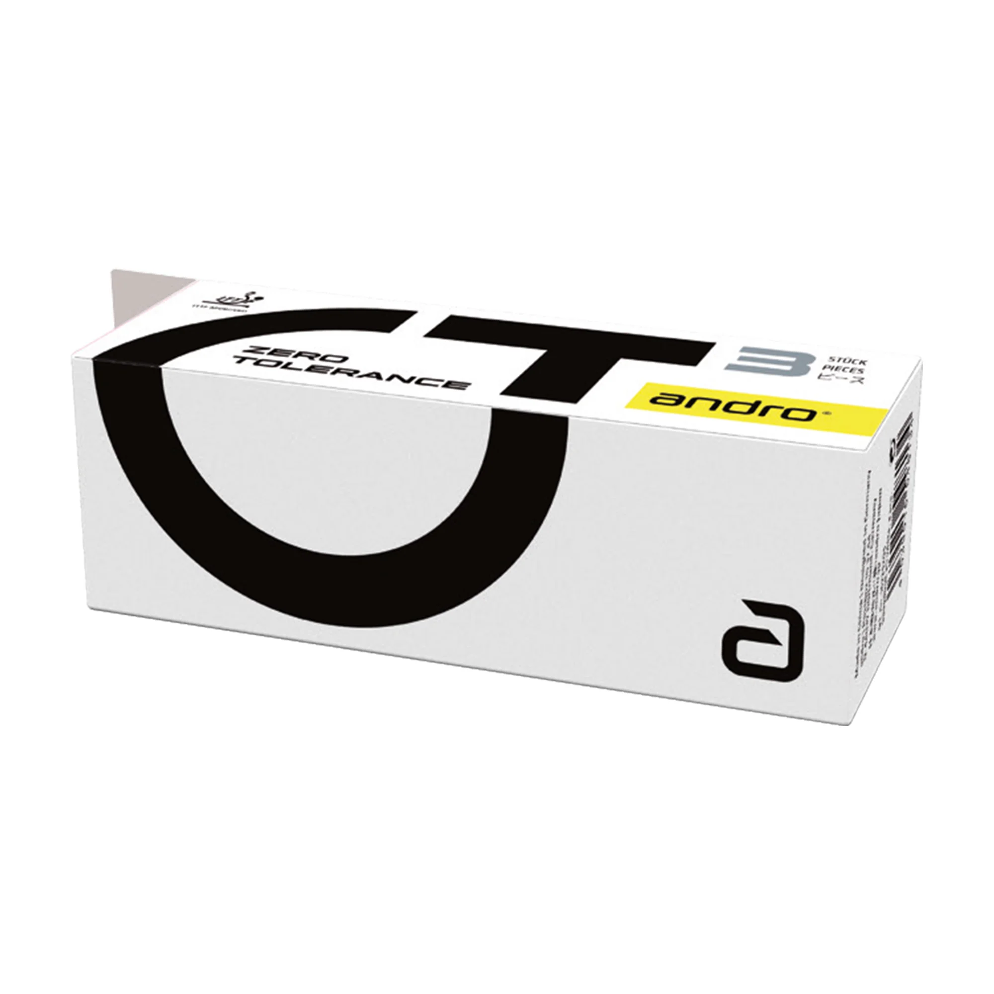 Andro ball ZeroT 3-star ball (3) white