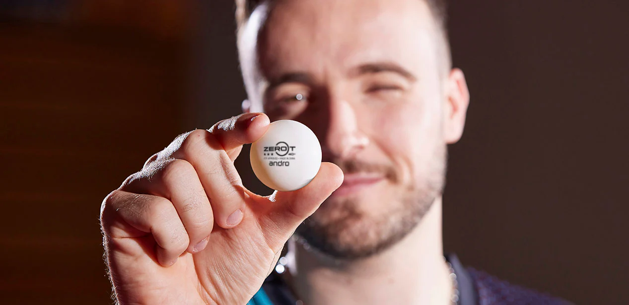 Andro ball ZeroT 3-star ball (3) white - Image 3