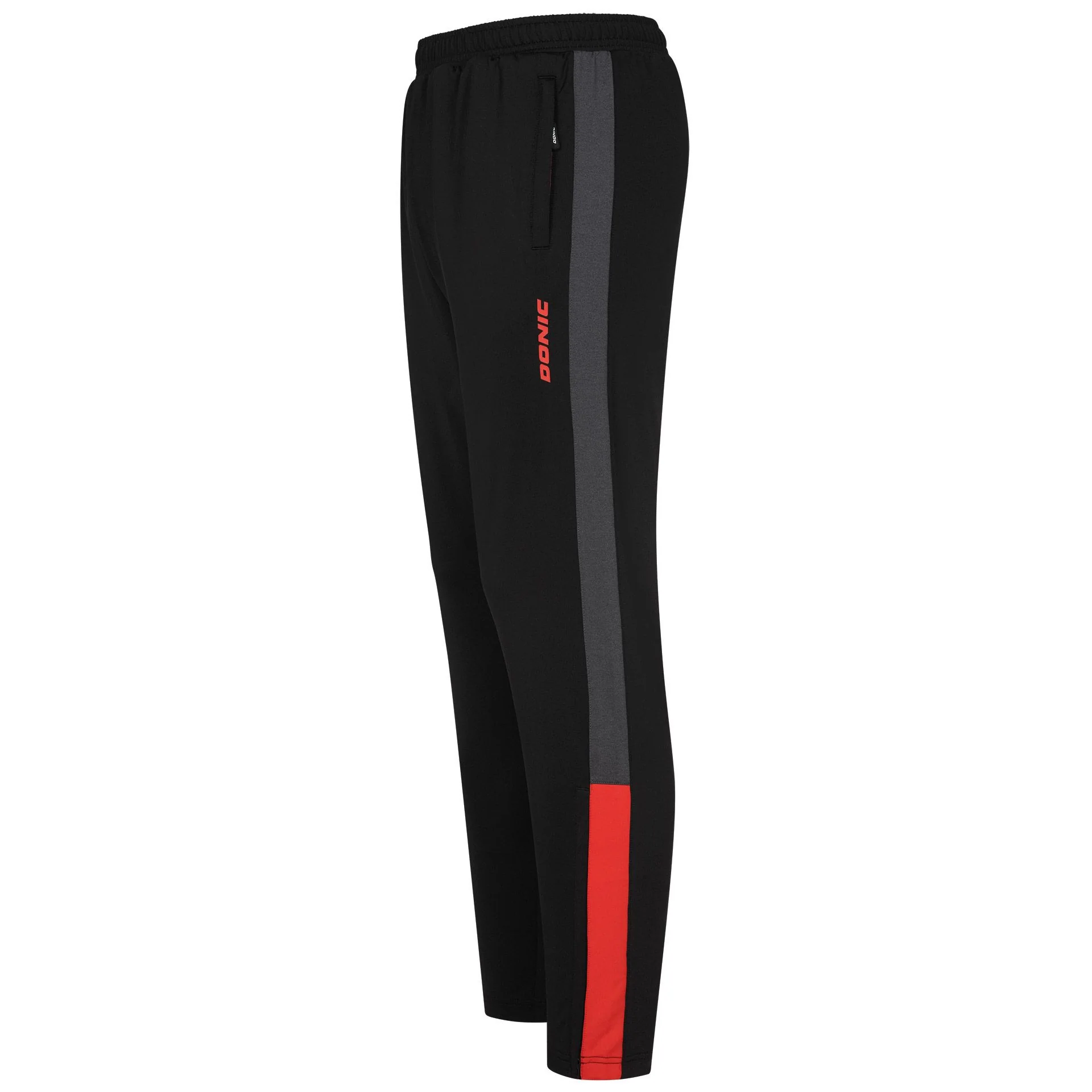 Donic Tracksuitpants Trail black/anthracite/red - Image 2