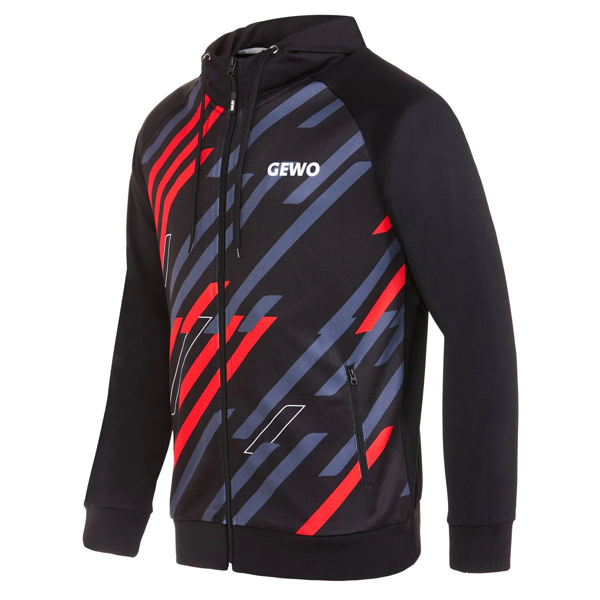 Gewo Hoodie Ponza I black/red - Image 3