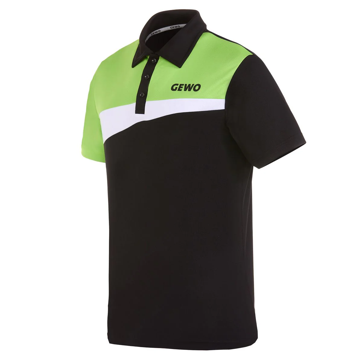 Gewo shirt Fondi I black/lime - Image 3