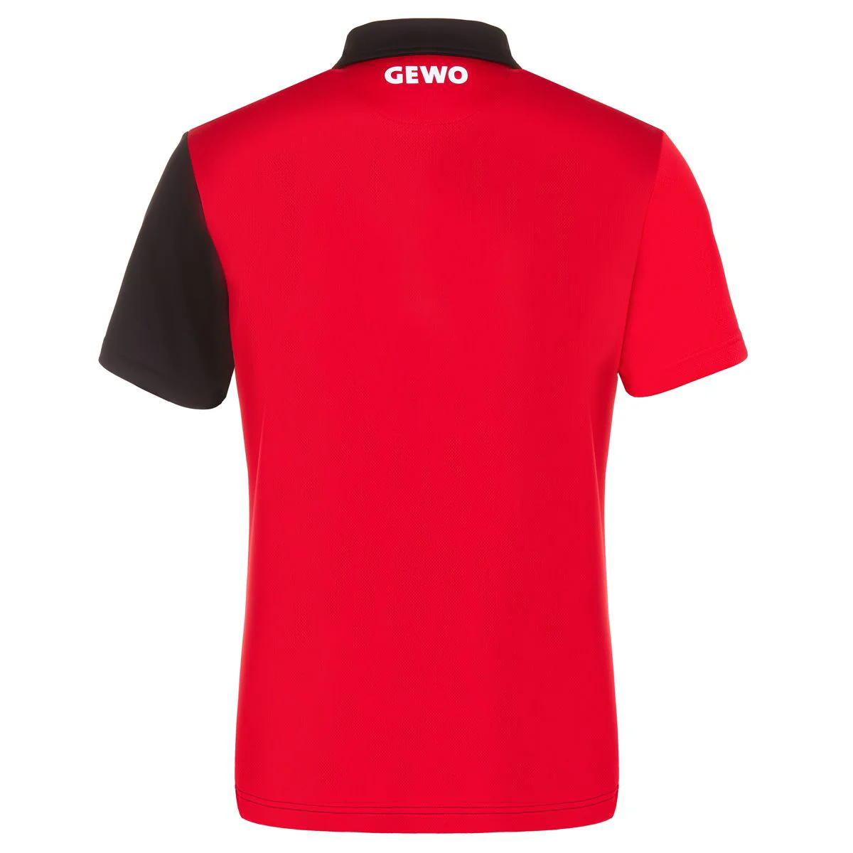 Gewo shirt Fondi IV Cotton black/red - Image 2