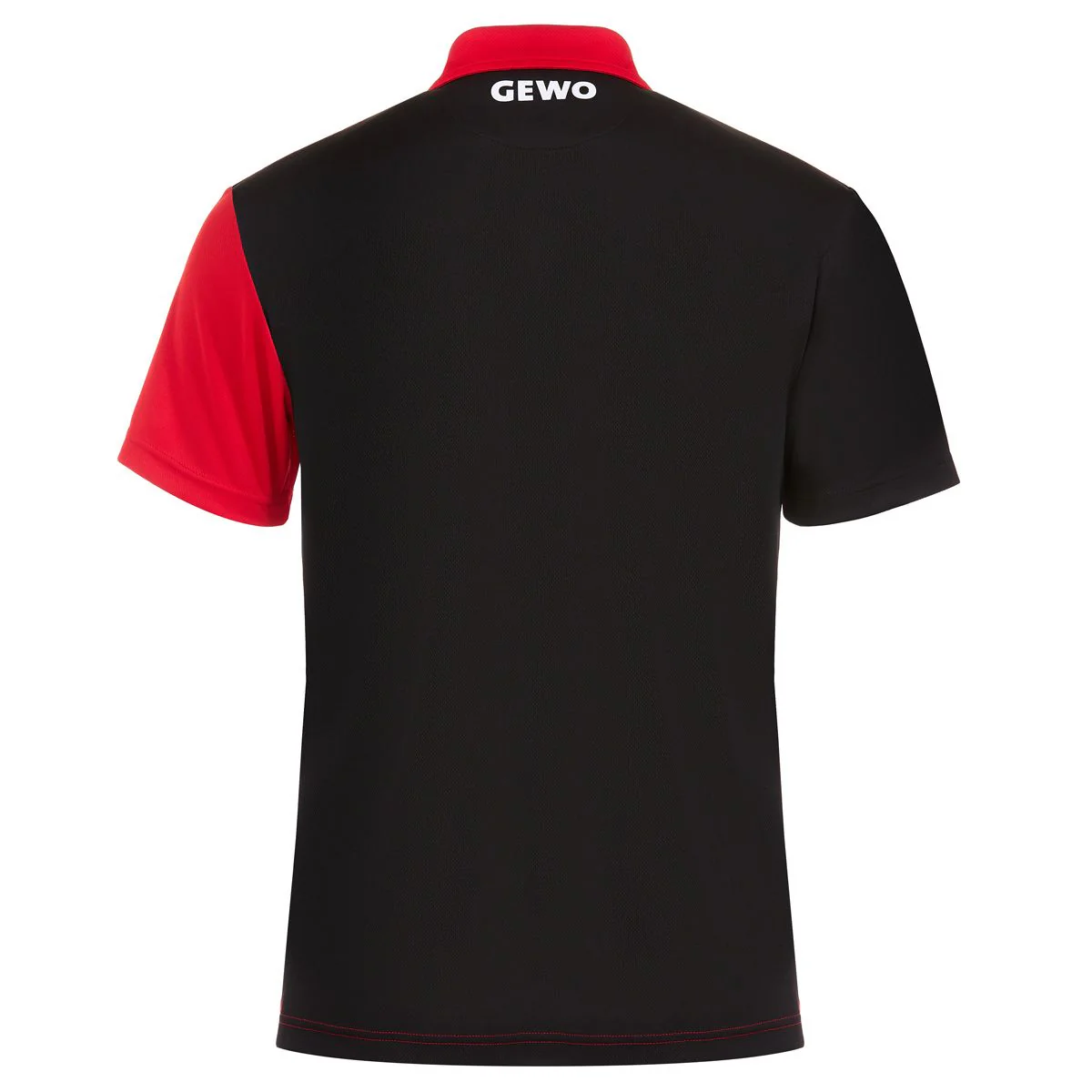 Gewo shirt Fondi III Cotton red/black - Image 2