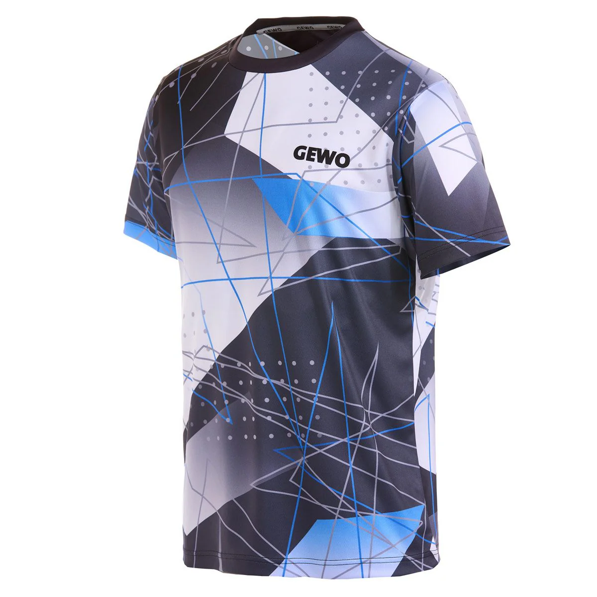 Gewo shirt Lugo II black/blue - Image 3