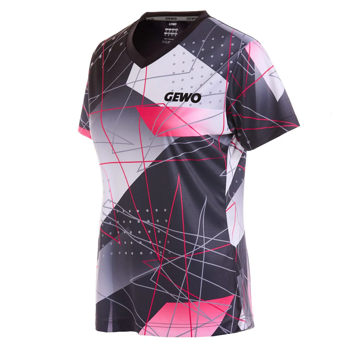 Gewo shirt Lugo Lady black/pink - Image 3