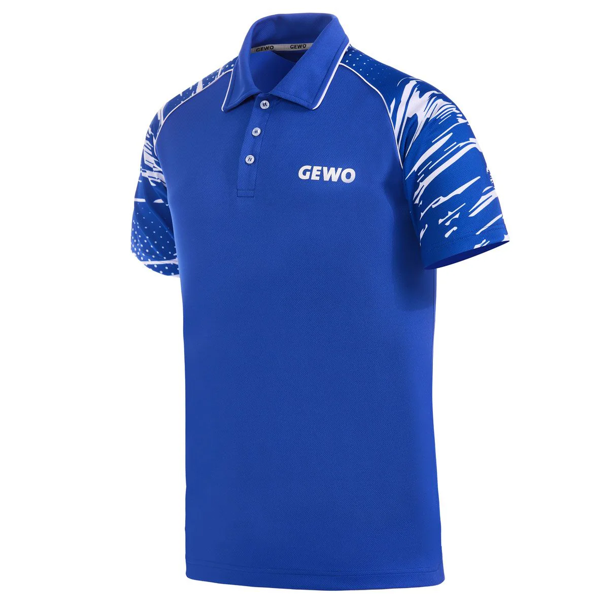 Gewo shirt Marmo I blue/white - Image 3