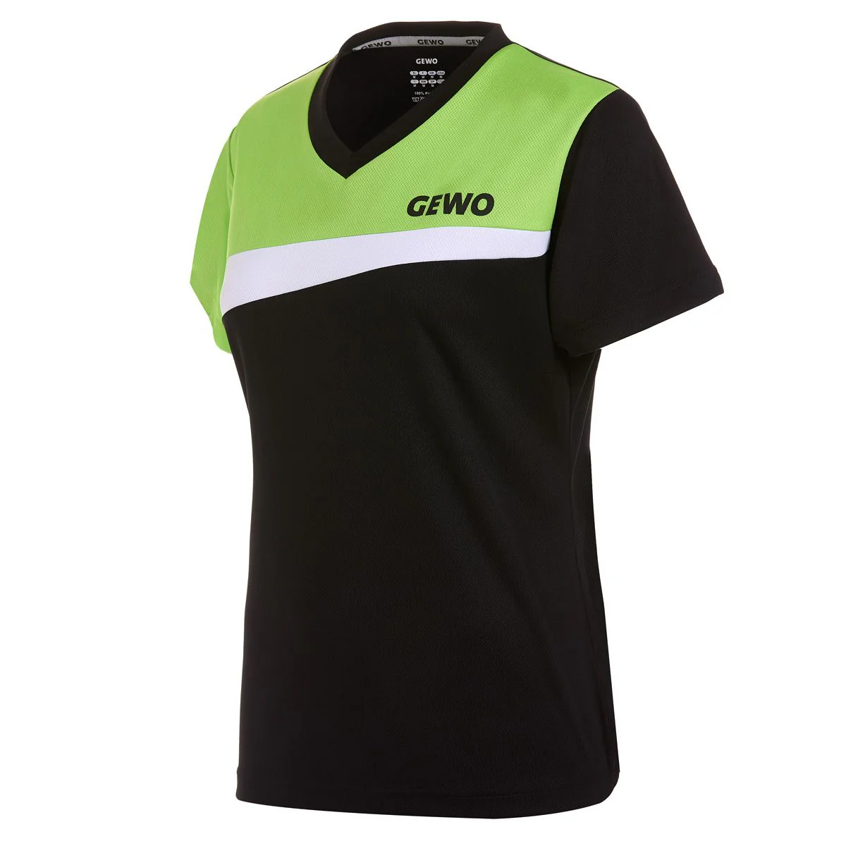 Gewo shirt Fondi I Lady black/lime - Image 3