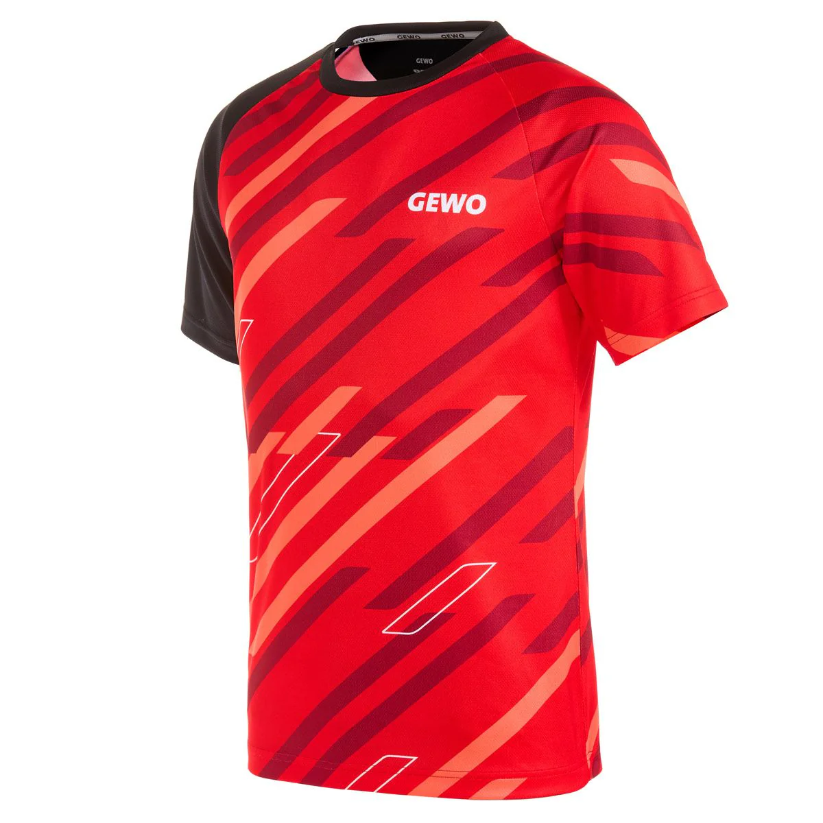 Gewo shirt Ponza I red/black - Image 3