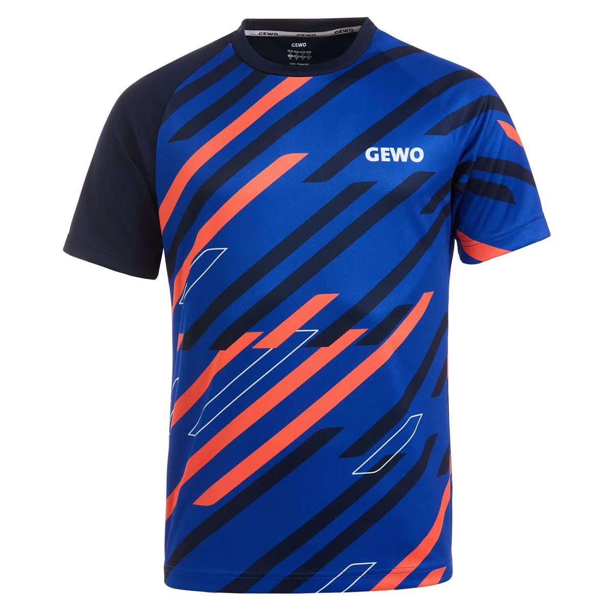 Gewo shirt Ponza III navy/orange