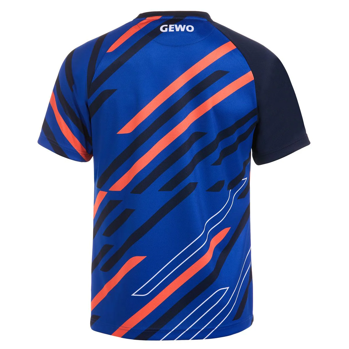 Gewo shirt Ponza III navy/orange - Image 2