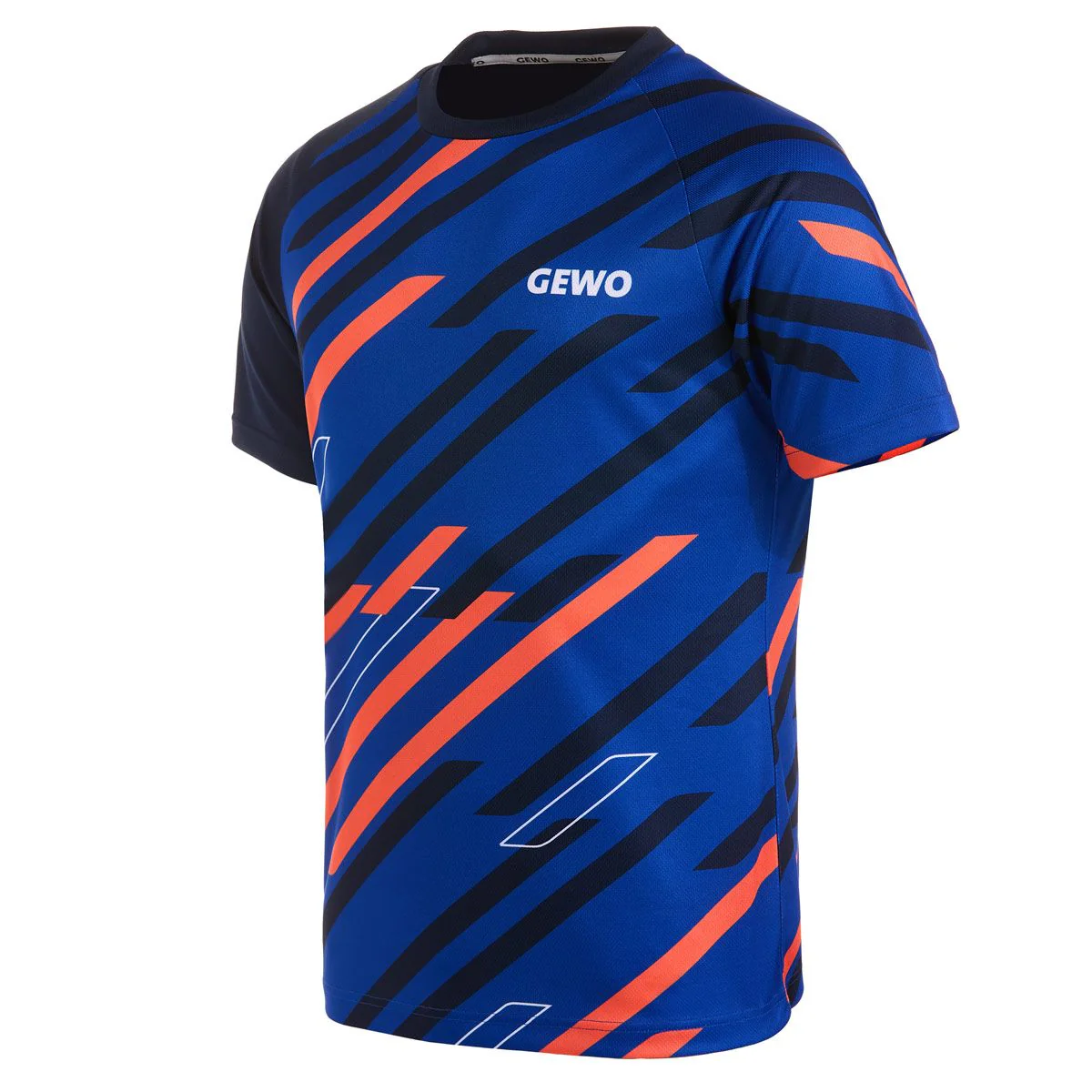Gewo shirt Ponza III navy/orange - Image 3