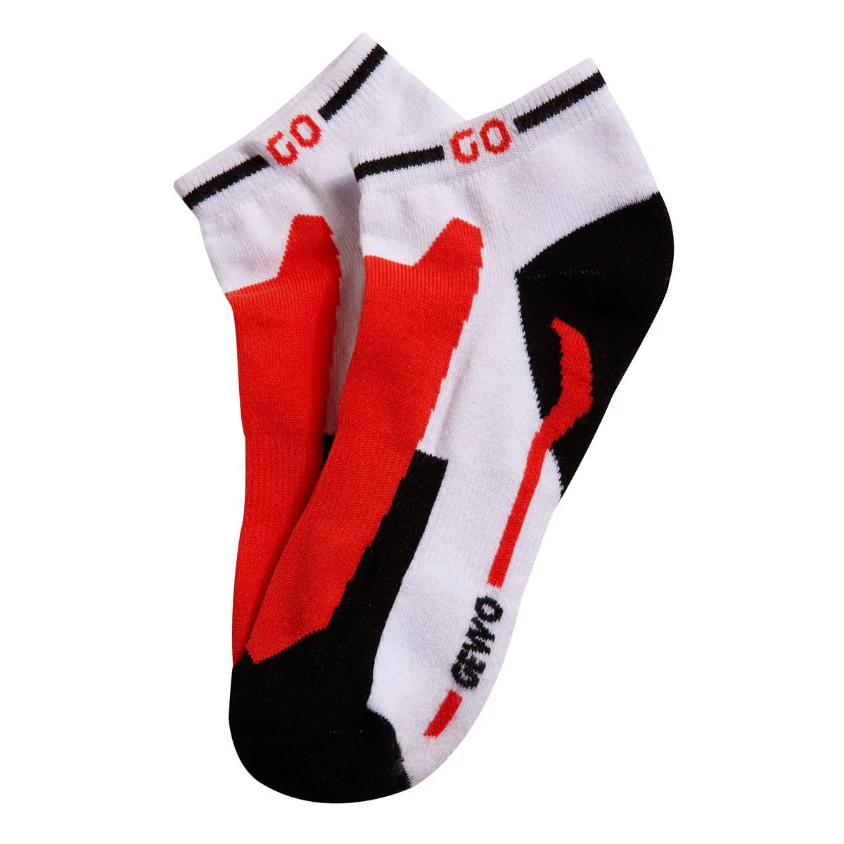 Gewo Short Socks Flex III white/red - Image 2