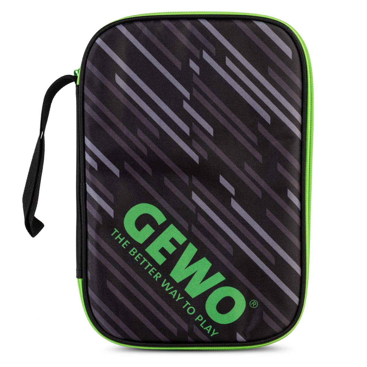 Gewo Single Cover Stripes black/lime - Image 3