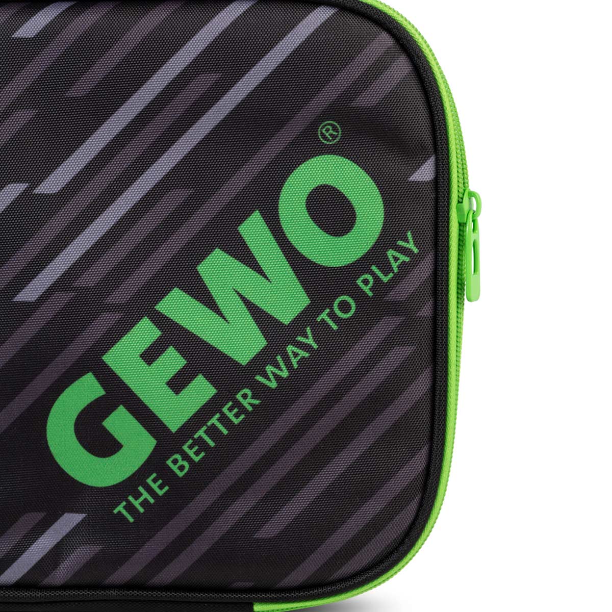 Gewo Single Cover Stripes black/lime - Image 5