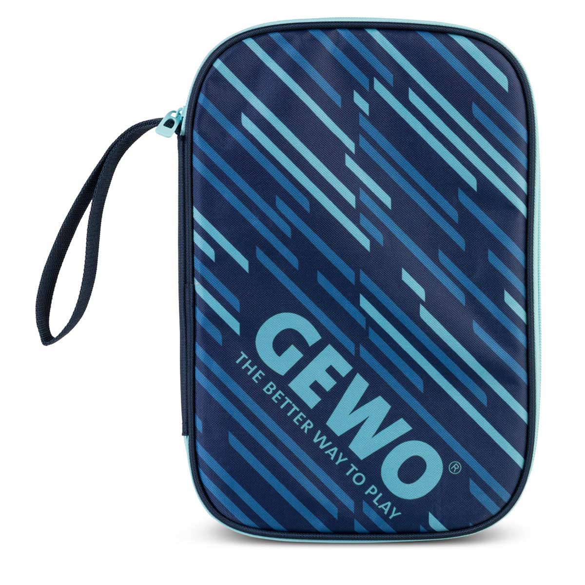Gewo Single Cover Stripes navy/sky - Image 3