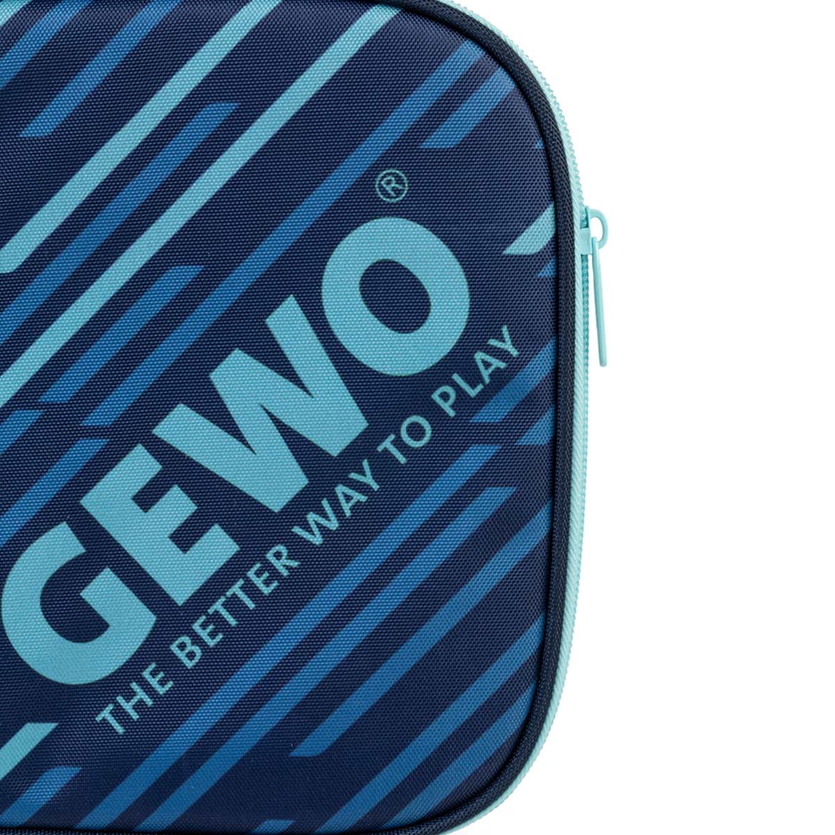 Gewo Single Cover Stripes navy/sky - Image 5