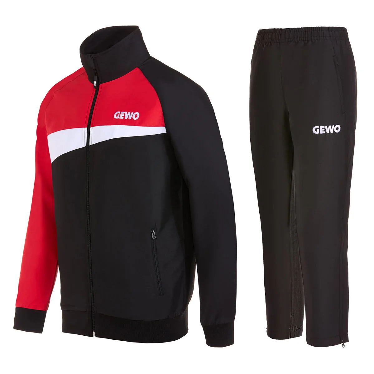 Gewo Tracksuit Fondi I black/red - Image 2