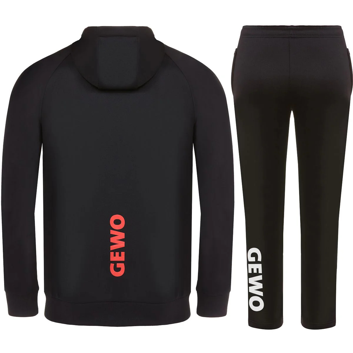 Gewo Tracksuit Ponza I black/red - Image 4