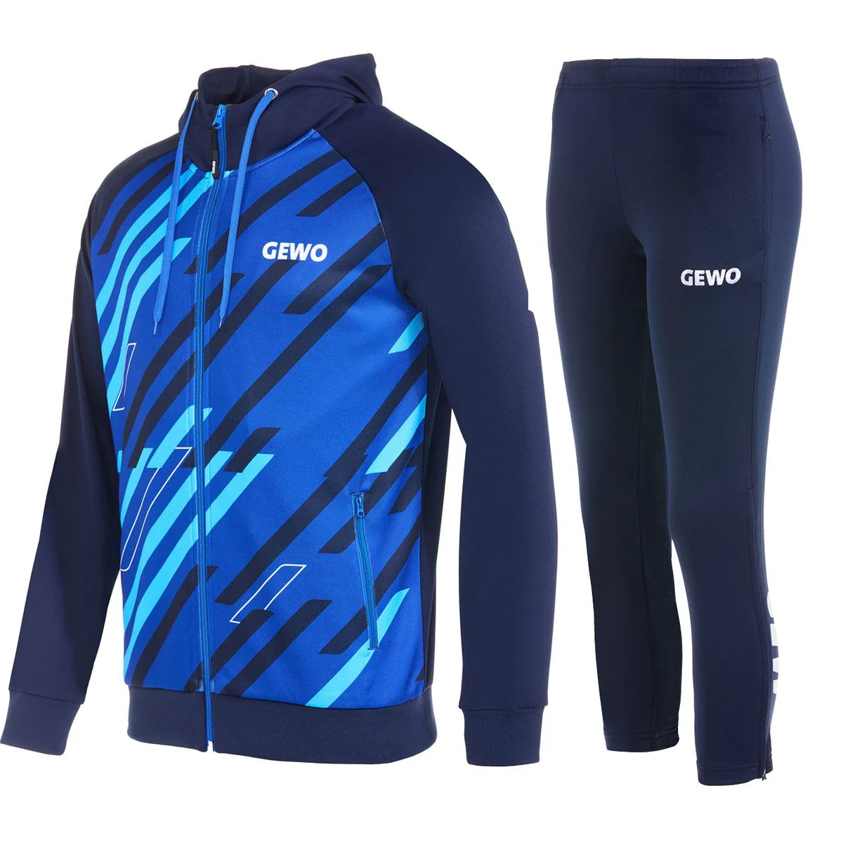 Gewo Tracksuit Ponza II navy/royal - Image 2
