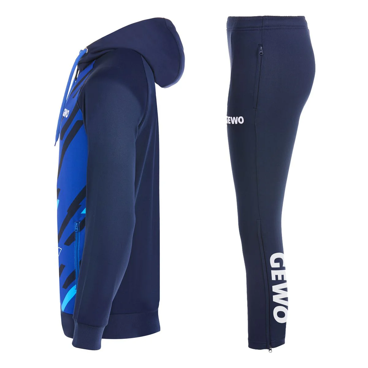 Gewo Tracksuit Ponza II navy/royal - Image 3