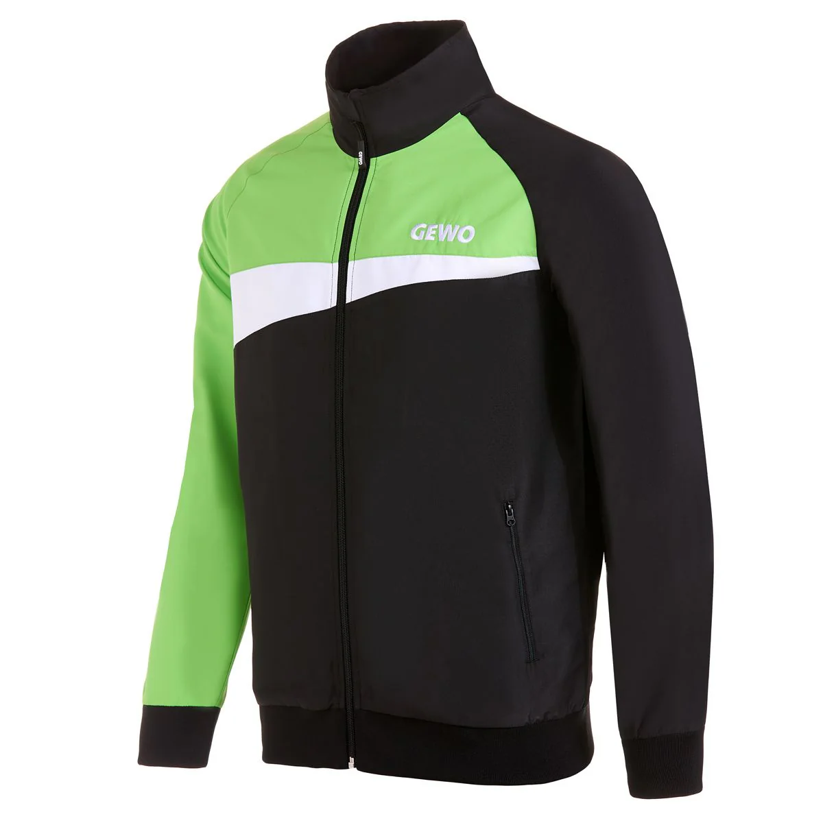 Gewo Tracksuitjacket Fondi III black/lime - Image 3