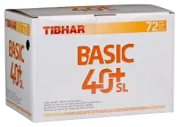 Tibhar Ball Basic 40+ SL white (72)