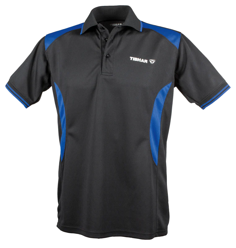 Tibhar shirt Cosmos polyester black/blue
