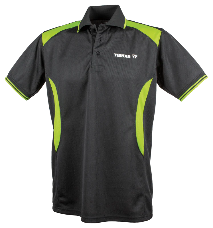 Tibhar shirt Cosmos polyester black/green